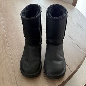 UGG Black Shearling Lined Boots